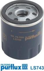 Purflux LS743 - Oil Filter onlydrive.pro