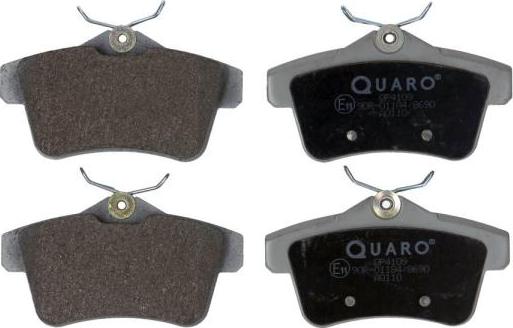 QUARO QP4109 - Brake Pad Set, disc brake onlydrive.pro