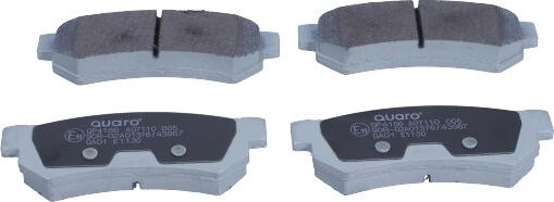 QUARO QP4186 - Brake Pad Set, disc brake onlydrive.pro