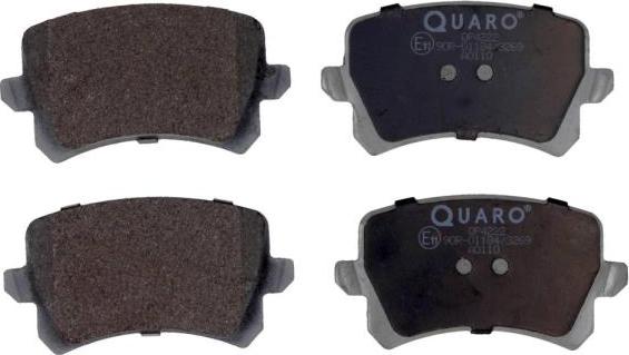 QUARO QP4222 - Brake Pad Set, disc brake onlydrive.pro