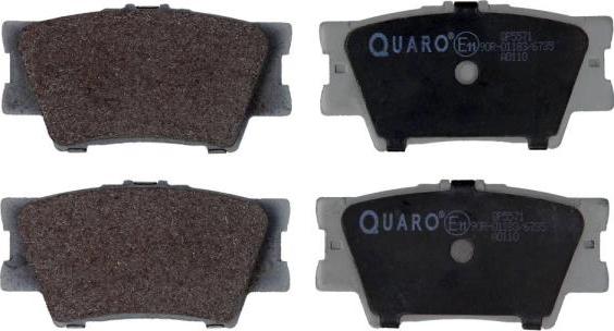 QUARO QP5571 - Brake Pad Set, disc brake onlydrive.pro