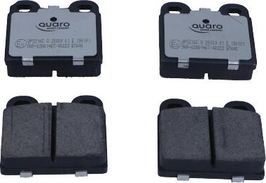 QUARO QP5216C - Brake Pad Set, disc brake onlydrive.pro