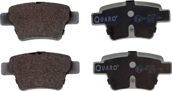 QUARO QP6159 - Brake Pad Set, disc brake onlydrive.pro