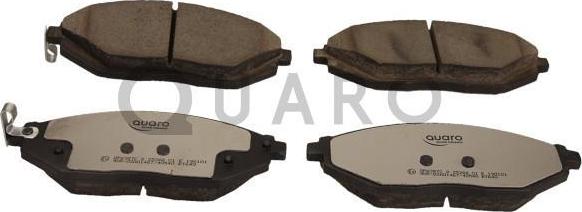 QUARO QP6387C - Brake Pad Set, disc brake onlydrive.pro