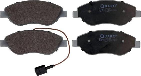 QUARO QP0614 - Brake Pad Set, disc brake onlydrive.pro