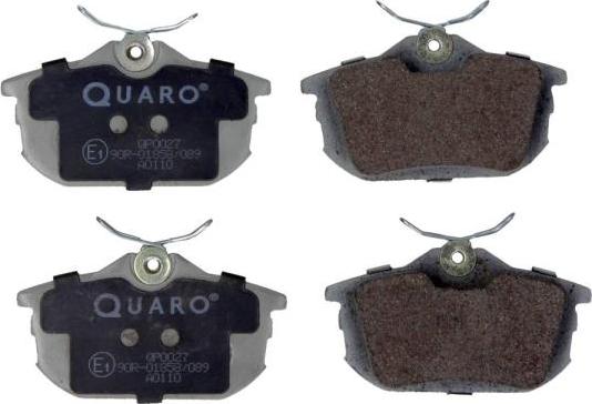 QUARO QP0027 - Brake Pad Set, disc brake onlydrive.pro