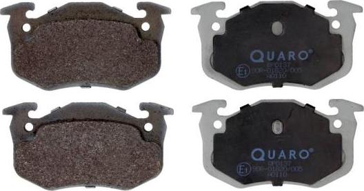 QUARO QP0137 - Brake Pad Set, disc brake onlydrive.pro