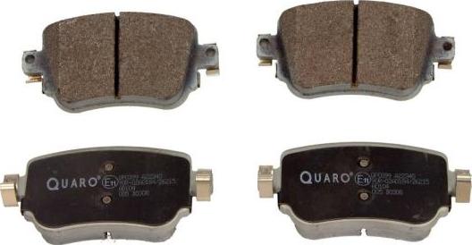 QUARO QP0399 - Тормозные колодки, дисковые, комплект onlydrive.pro