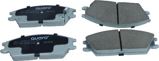 QUARO QP0745 - Brake Pad Set, disc brake onlydrive.pro