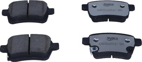 QUARO QP1913C - Brake Pad Set, disc brake onlydrive.pro