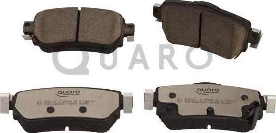 QUARO QP8267C - Тормозные колодки, дисковые, комплект onlydrive.pro