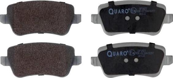 QUARO QP3827 - Brake Pad Set, disc brake onlydrive.pro