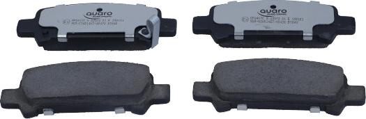 QUARO QP2417C - Brake Pad Set, disc brake onlydrive.pro