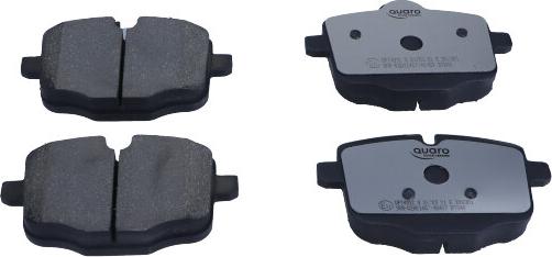 QUARO QP7491C - Brake Pad Set, disc brake onlydrive.pro