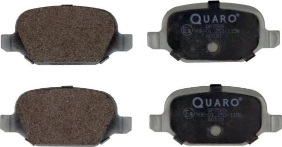 QUARO QP7589 - Тормозные колодки, дисковые, комплект onlydrive.pro