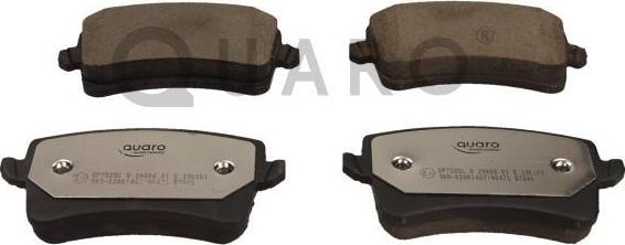 QUARO QP7525C - Brake Pad Set, disc brake onlydrive.pro