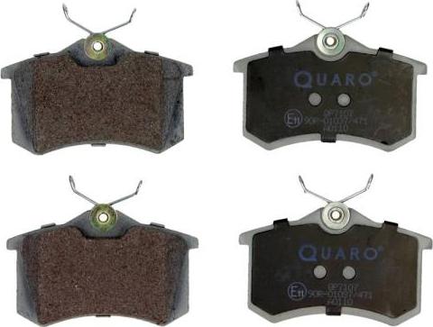 QUARO QP7107 - Brake Pad Set, disc brake onlydrive.pro