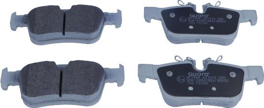 QUARO QP7889 - Brake Pad Set, disc brake onlydrive.pro