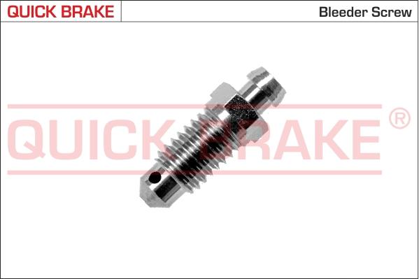 QUICK BRAKE 0100 - Breather Screw / Valve onlydrive.pro