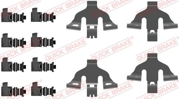 QUICK BRAKE 1090092 - Accessory Kit for disc brake Pads onlydrive.pro