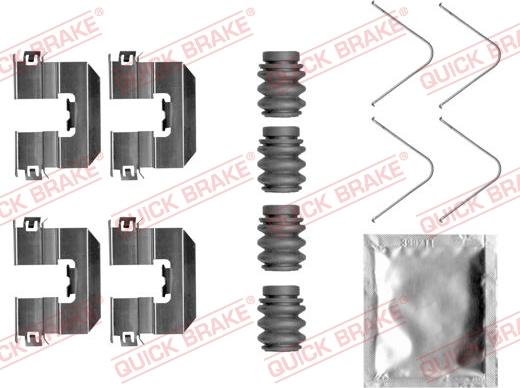 QUICK BRAKE 1090058 - Комплектующие для колодок дискового тормоза onlydrive.pro