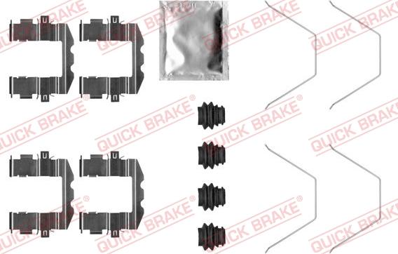 QUICK BRAKE 1090057 - Accessory Kit for disc brake Pads onlydrive.pro