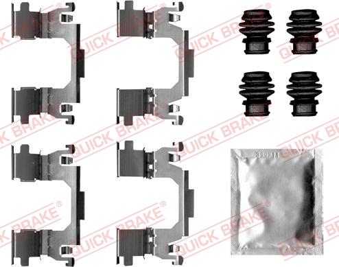 QUICK BRAKE 1090061 - Piederumu komplekts, Disku bremžu uzlikas onlydrive.pro