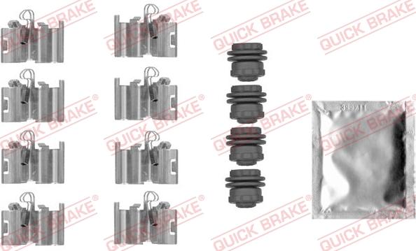 QUICK BRAKE 1090015 - Accessory Kit for disc brake Pads onlydrive.pro
