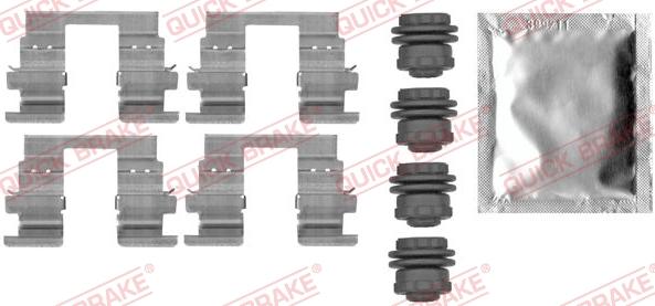 QUICK BRAKE 1090013 - Accessory Kit for disc brake Pads onlydrive.pro