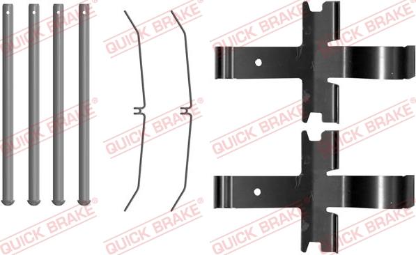 QUICK BRAKE 1090081 - Accessory Kit for disc brake Pads onlydrive.pro