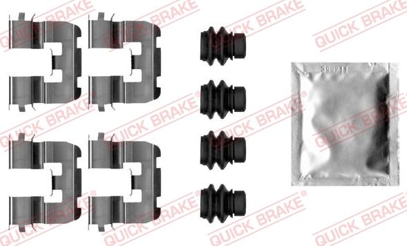 QUICK BRAKE 1090039 - Piederumu komplekts, Disku bremžu uzlikas onlydrive.pro