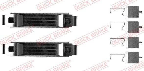 QUICK BRAKE 1090029 - Tarvikesarja, jarrupala onlydrive.pro