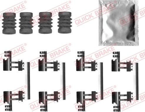QUICK BRAKE 1090027 - Accessory Kit for disc brake Pads onlydrive.pro