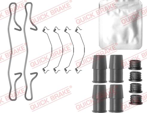 QUICK BRAKE 109-0155 - Accessory Kit for disc brake Pads onlydrive.pro