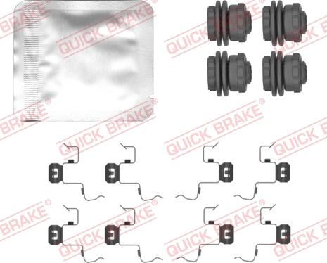QUICK BRAKE 109-0156 - Accessory Kit for disc brake Pads onlydrive.pro