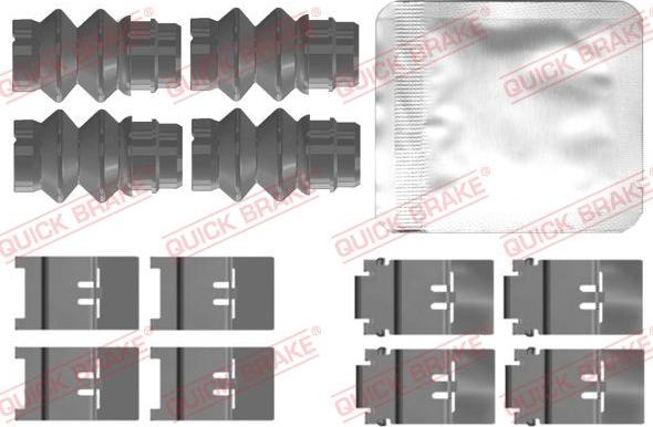 QUICK BRAKE 109-0152 - Lisakomplekt, ketaspiduriklotsid onlydrive.pro