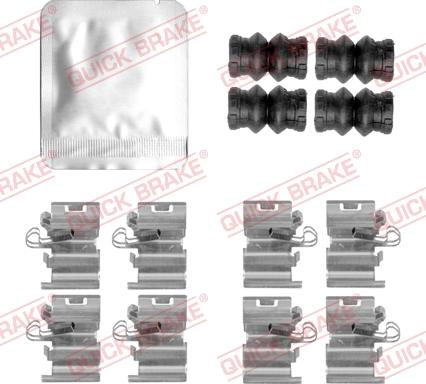 QUICK BRAKE 109-0168 - Accessory Kit for disc brake Pads onlydrive.pro