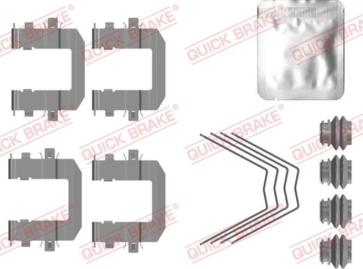 QUICK BRAKE 109-0131 - Lisakomplekt, ketaspiduriklotsid onlydrive.pro