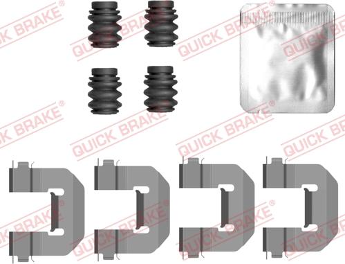 QUICK BRAKE 109-0126 - Комплектующие для колодок дискового тормоза onlydrive.pro