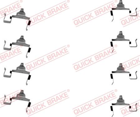 QUICK BRAKE 1091697 - Accessory Kit for disc brake Pads onlydrive.pro