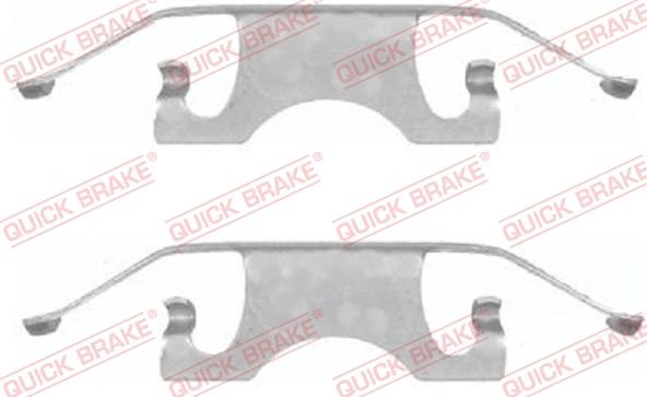 QUICK BRAKE 1091640 - Accessory Kit for disc brake Pads onlydrive.pro