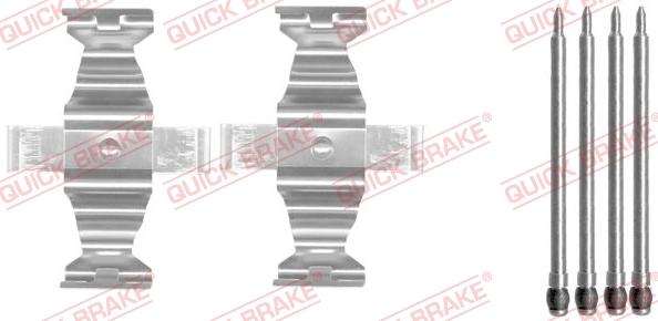 QUICK BRAKE 1091643 - Accessory Kit for disc brake Pads onlydrive.pro