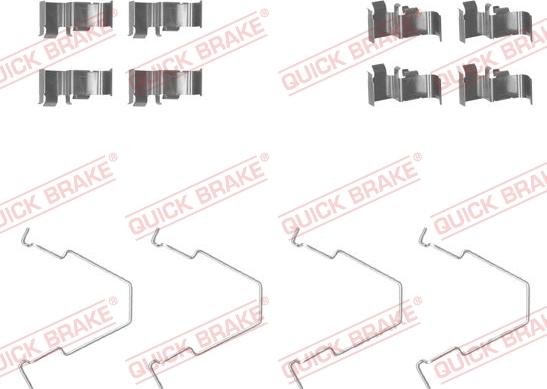 QUICK BRAKE 1091652 - Accessory Kit for disc brake Pads onlydrive.pro