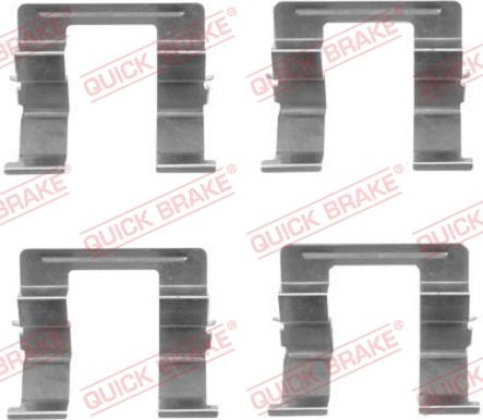 QUICK BRAKE 1091605 - Accessory Kit for disc brake Pads onlydrive.pro
