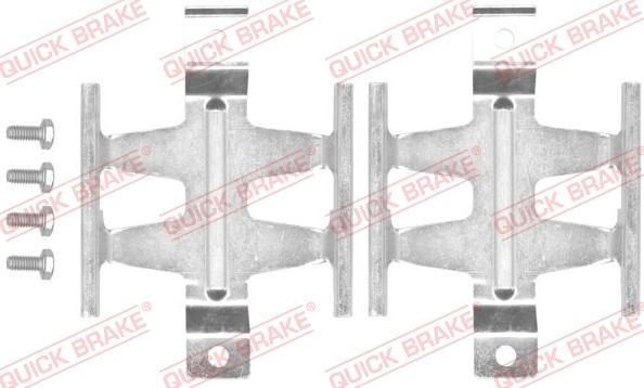 QUICK BRAKE 1091687 - Accessory Kit for disc brake Pads onlydrive.pro