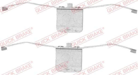 QUICK BRAKE 1091639 - Комплектующие для колодок дискового тормоза onlydrive.pro