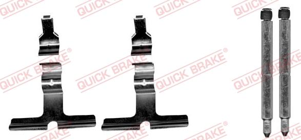 QUICK BRAKE 1091676 - Piederumu komplekts, Disku bremžu uzlikas onlydrive.pro