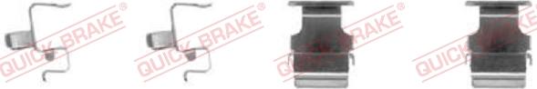 QUICK BRAKE 1091673 - Tarvikesarja, jarrupala onlydrive.pro