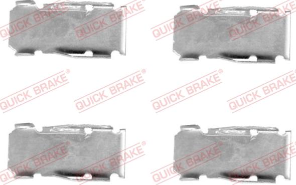 QUICK BRAKE 109-1094 - Accessory Kit for disc brake Pads onlydrive.pro