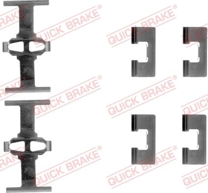 QUICK BRAKE 1091092 - Accessory Kit for disc brake Pads onlydrive.pro
